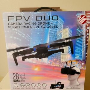 Vivitar FBO Duo Camera Racing Drone w Goggles